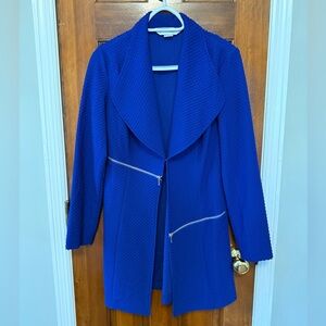 Peter Nygard Royal Blue Textured Blazer